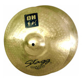 Par De Pratos Chimbal Hi Hat Stagg 14 Dhliga B20 Usado