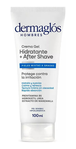 Dermaglos Crema En Gel Hidratante Aftershave Hombre X 100ml