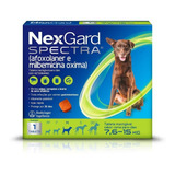 Nex Gard Spectra Para Cães De 7,6 A 15kg - 1 Tablete