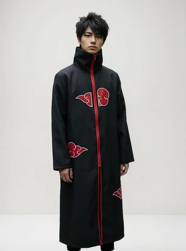 Gabardina Capa Anime Akatsuki Anime Cosplay + Placa