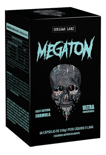 Termogênico Megaton Ultra-concentrado - Scream Labz