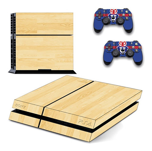 Skin Personalizado Para Ps4 Fat Madera Bamboo (0610) 