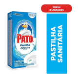 Detergente Sanitário Pastilha Adesiva Fresh Pato 3 Unidades