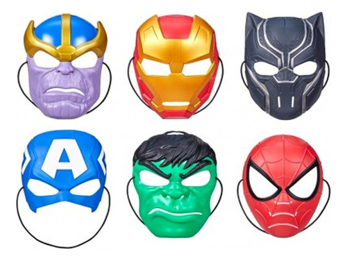 Mascara Infantil Super Heroe Roleplay Avengers Marvel Hasbro
