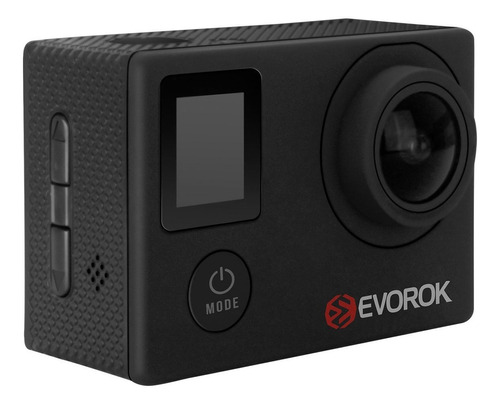 Camara Deportiva Evorok Adventure Ii 4k/sumergible/accesorio Color Negro