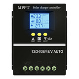 Controlador De Carga Solar 100a Mppt 12v 24v36v48v Display