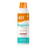 Protector Solar Bagovit Solar Fps40 Spray Continuo X170ml
