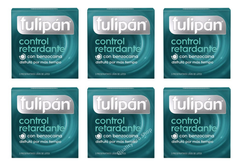 Preservativos Tulipán Retardante 6 Cajitas X3 (18) Variantes