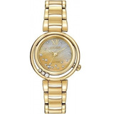 Citizen Sunrise Diamonds Gold Em0322-53y Color De La Correa Oro Color Del Bisel Oro Color Del Fondo Madre Perla