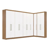 Guarda-roupa De Casal Com 10 Portas Canto Modulado 