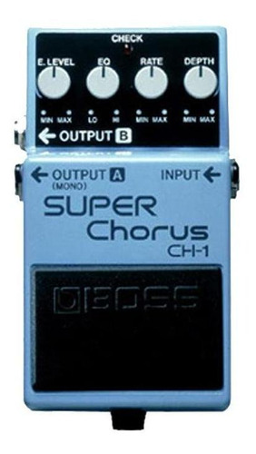 Pedal De Efecto Compacto  Super Chorus  Boss Ch-1