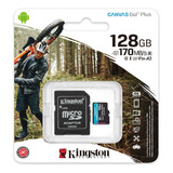 Memoria Micro Sd  Kingston Canvas 128gb Go Plus