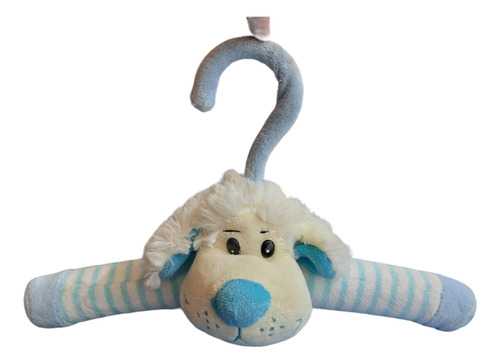 Percha De Peluche Perrito De Felpa Terciopelo Bebes 32 Cm