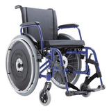 Cadeira De Rodas Alumínio Avd 44 Cm Azul Marinho - Ortobras