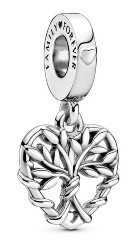 Pandora Charm Colgante Corazón Árbol De Vida Family Forever