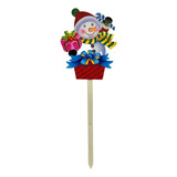 Pick De Jardim Natalino C/boneco De Neve 70cm