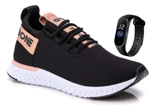 Tenis Feminino Esportivo Caminhada Ultrabone Prime + Relógio