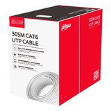 Bobina De Cable Utp 100% Cobre Cat 6/ Blanco/interior 305m