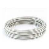 Cable Acero Recubierto Pvc 4mm 1x7 Rollo 300mts Tender Ropa