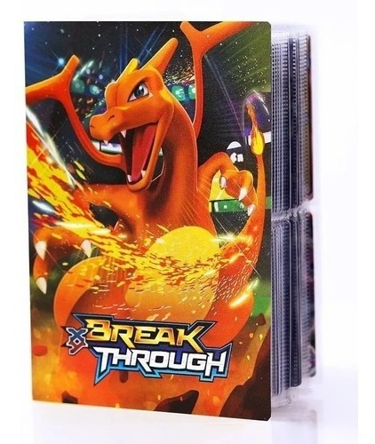 Álbum Oficial Pokémon Charizard - Pasta Porta 240 Cartas