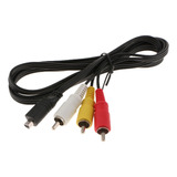 Cable De Video Av A / V Tv 3rca Para Sony Dcr-sr85 Dcr-sr85e