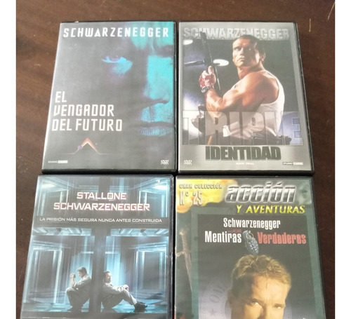 Dvds Originales De Arnold Schwarzenegger X 4