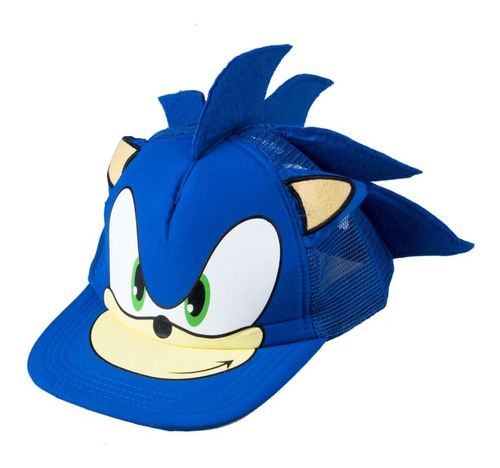 Sonic The Hedgehog Gorro Snapback Niño Malla