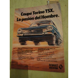 Publicidad Torino Coupe Tsx Año 1978 Xx