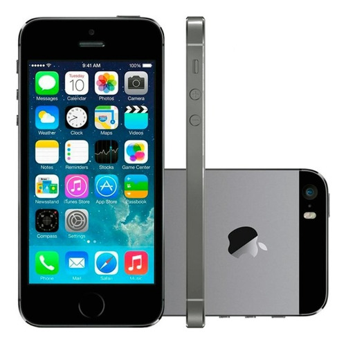 iPhone 5s 16gb Tela 4  Cinza-espacial 1gb De Ram