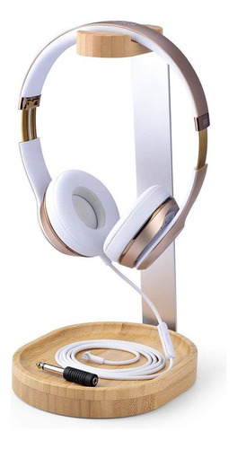 Avantree Soporte Universal Para Auriculares De Madera Y Alum