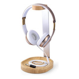 Avantree Soporte Universal Para Auriculares De Madera Y Alum