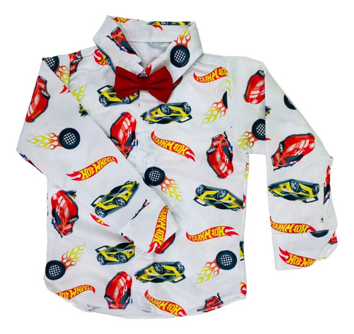 Camisa Infantil Hotwheels Inverno Manga Longa Menino