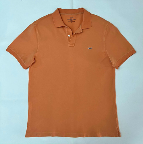 Playera Tipo Polo Vineyard Vines De Hombre En L, Naranja