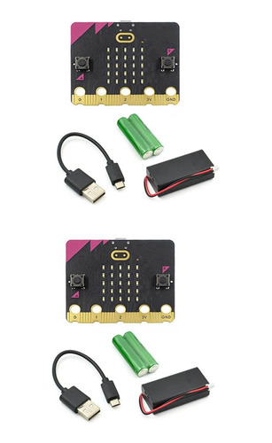 2x Microbit V1.5 Go Kit, Nueva Versión, Programa De Aprendiz