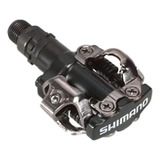 Pedal Para Bicicleta De Adultos X 2 Shimano Pd-m520 Color Negro -7cm X 6cm X 3cm