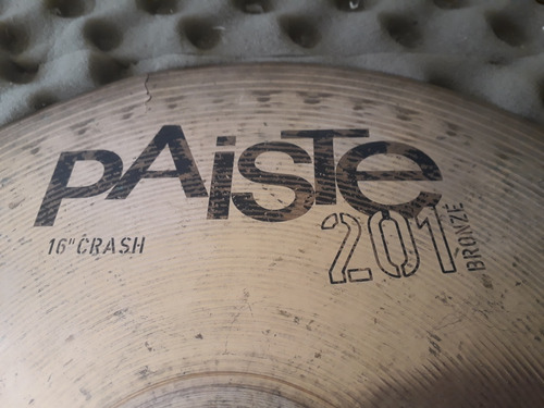 Platillo Paiste Crash 201 Bronze 16 Envío Tarjeta Garantía!