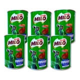 6 Latas Chocolate Milo 450g Polvo Granulado Importado