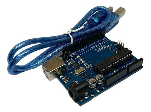 Arduino Uno R3 Mega328p Atmega16u2 Con Cable Usb