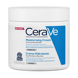 Cerave Crema Hidratante Pote Rostro Y Cuerpo X 454 Ml