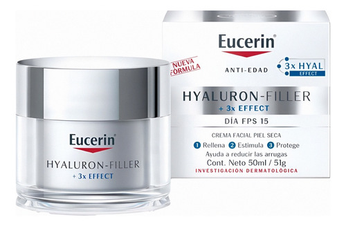 Eucerin Hyaluron-filler + 3x Effect Crema De Dia Fps 15