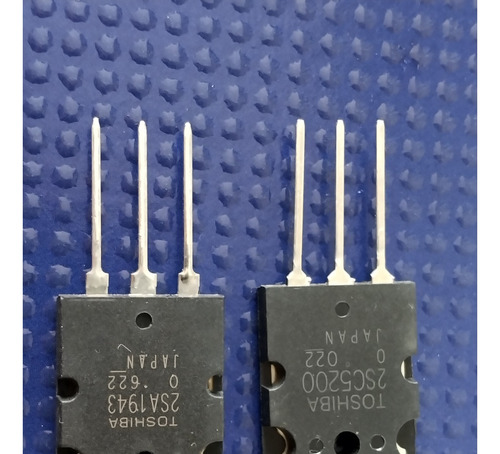 Transistores 2sc5200 Y 2sa1943 Npn Y Pnp Alta Potencia
