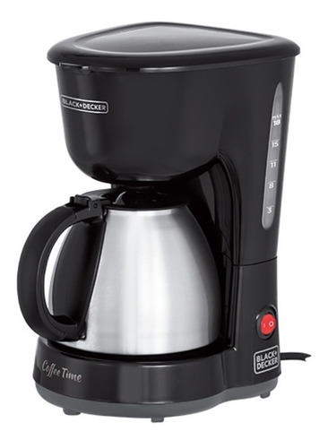 Cafeteira 18 Xícaras Jarra Inox Black + Decker Cm15 220v