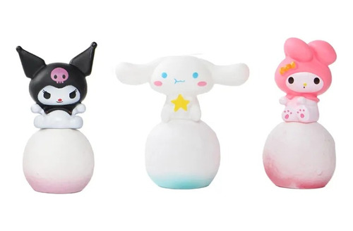 Set Kuromi Melody De Hello Kitty Figura Con Luz 3 Unidades