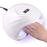 Cabina De Uñas Led Uv Blanca Xzm 5xs Para Uñas De Gel