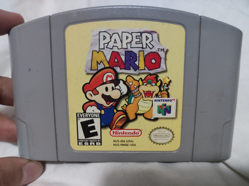 Paper Mario Para Consola Nintendo 64 Original Excelente 