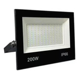 Refletor Led Luminária Holofote 200w Prova Dágua Ip66 Bivolt