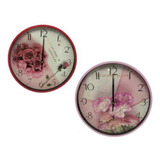 Reloj Mural Analogo Redondo 30cm Mod-537