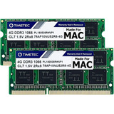 Memoria Ram Timetec 8gb Kit(2x4gb) P/ Apple Ddr3 1066mhz