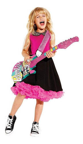 Guitarra Infantil Fabulosa Barbie Função Mp3 8006-9 - Fun