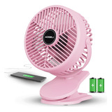 Ventilador Clip Cama, Pequeño Ventilador Portátil Cli...